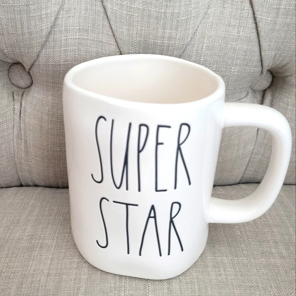 NEW Rae Dunn SUPER STAR Double Sided Mug